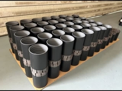 اکتشافات ژئولوژیک حفاری قطعه ای از هسته الماس برای استخراج سنگ سخت