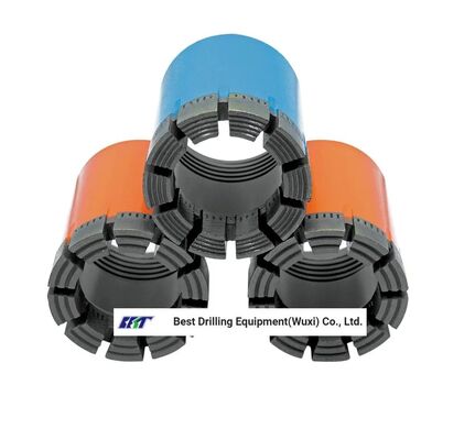 مته‌های مغزی الماسه و لوله‌های مغزی برای حفاری با کانال‌های آب مختلف